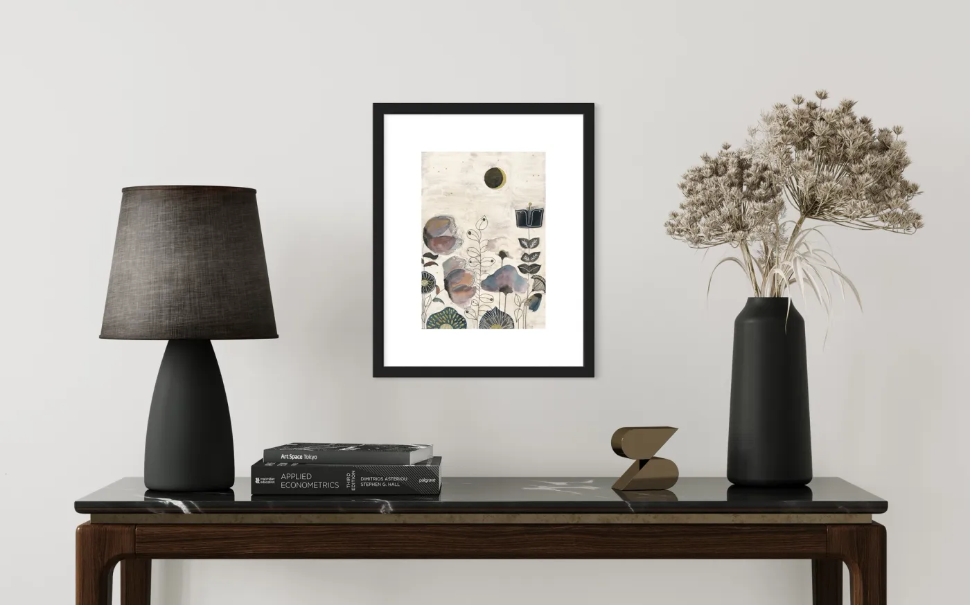 Fleurs et Lune noires — vue 5