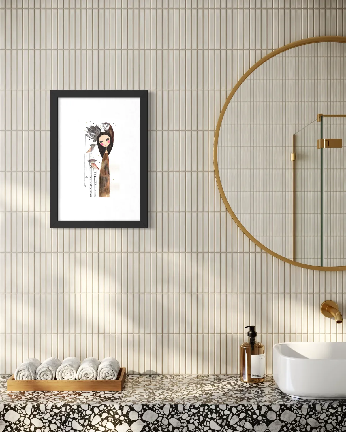 Femme chouette — détail 6