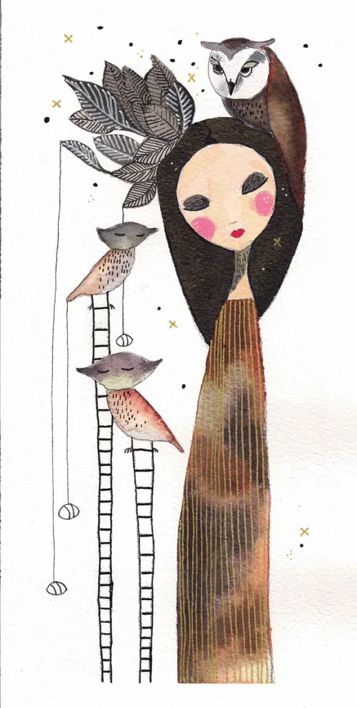 Femme chouette