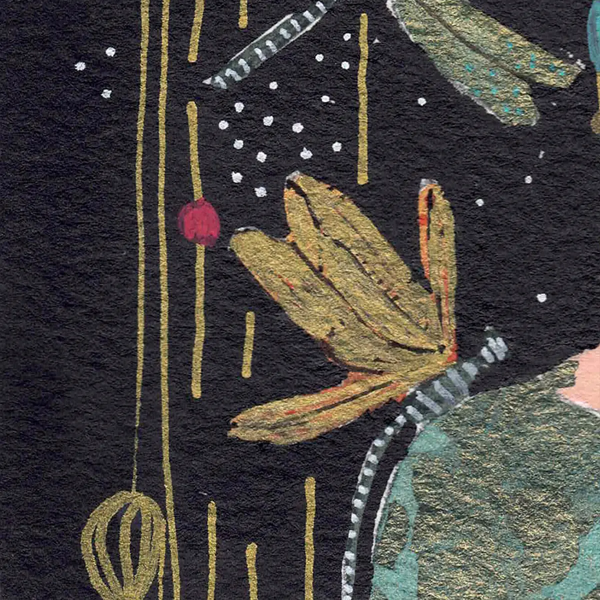 Femme Libellule — détail 3