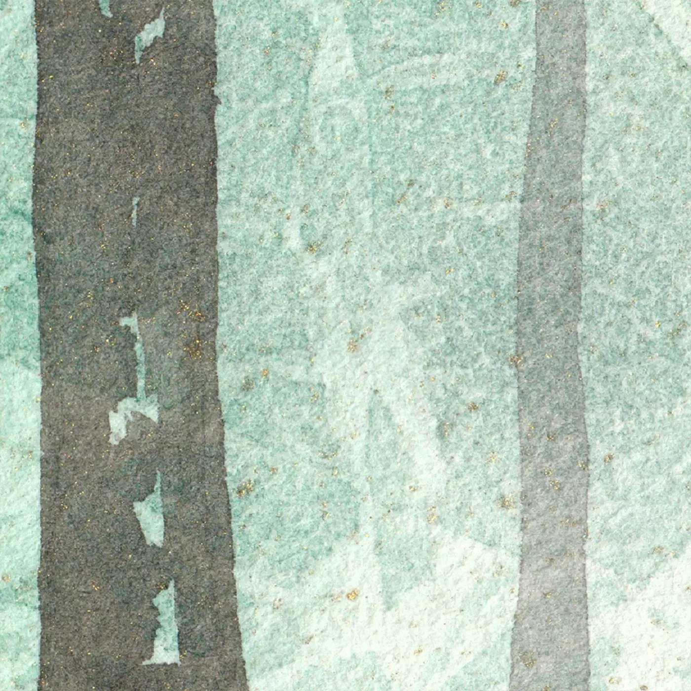 Forêt lumineuse verte — vue 3