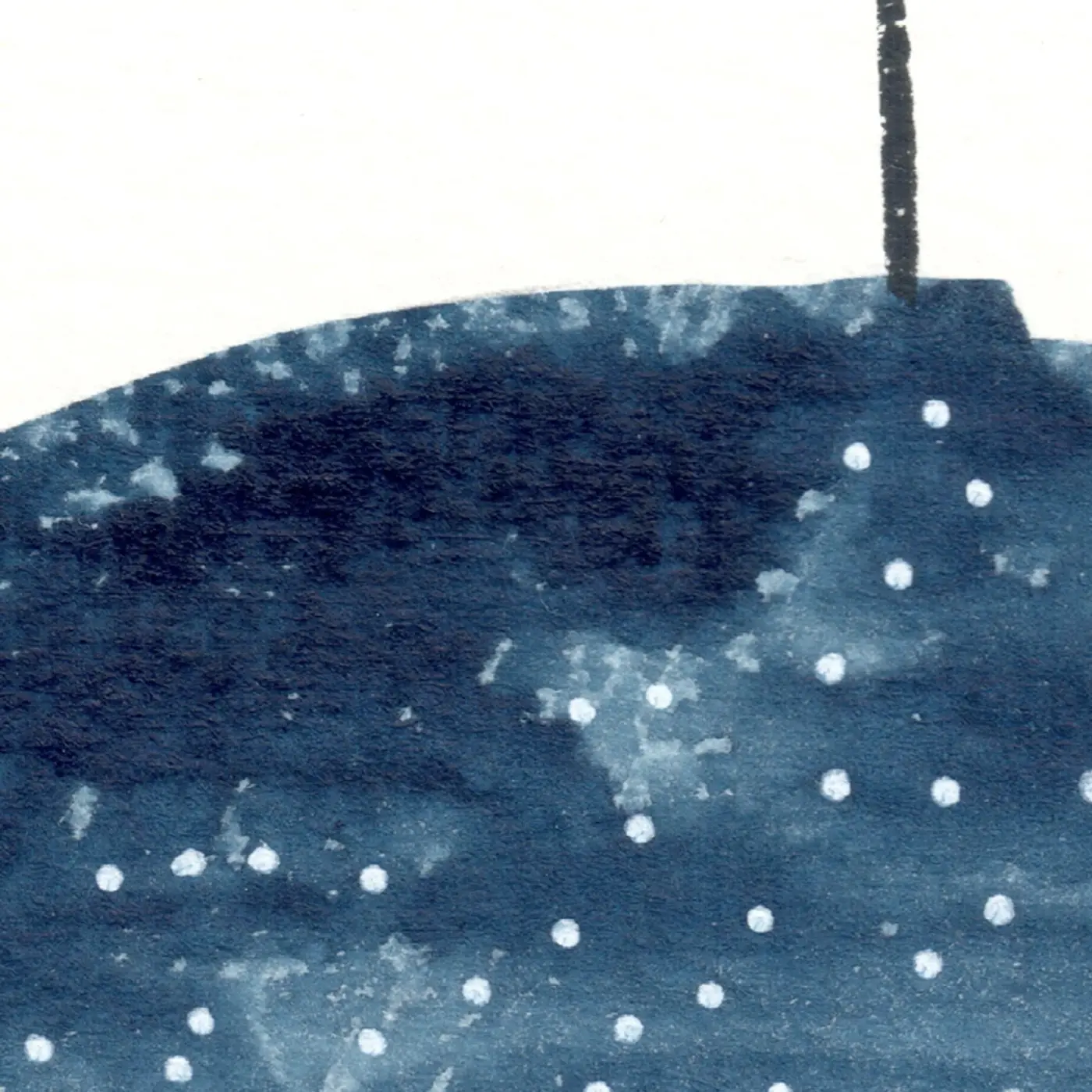 Arbre cailloux bleu — Matière