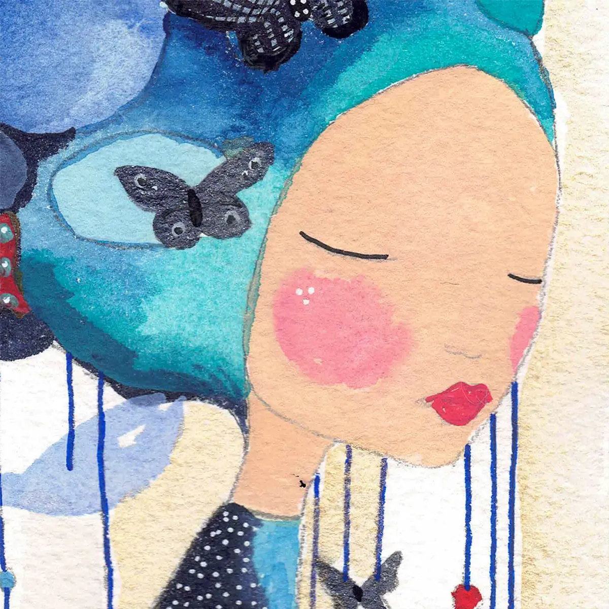 Femme papillon — détail 4