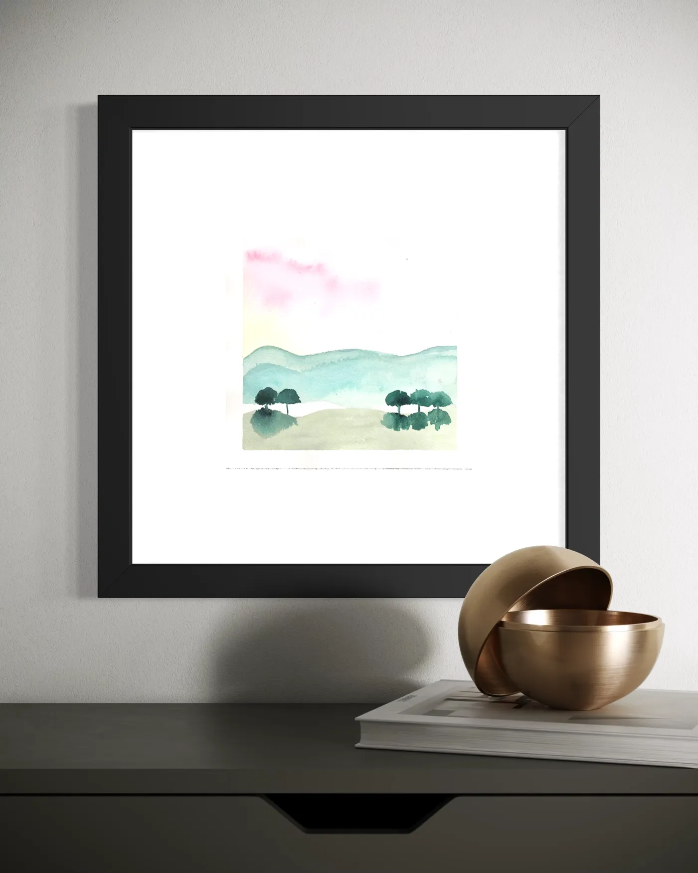 Paysage minimaliste #6 — Mise en situation