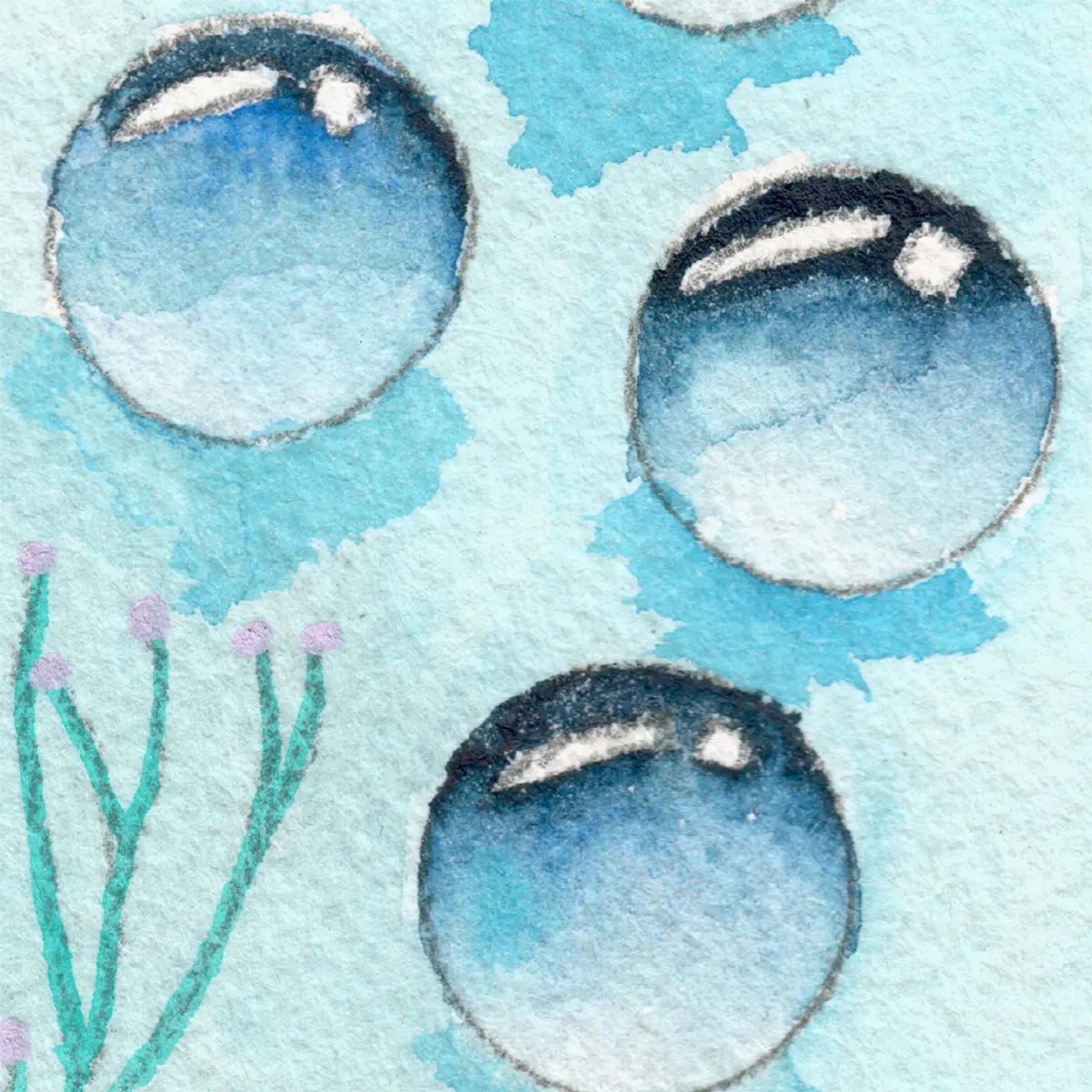 Femme corail — détail 2