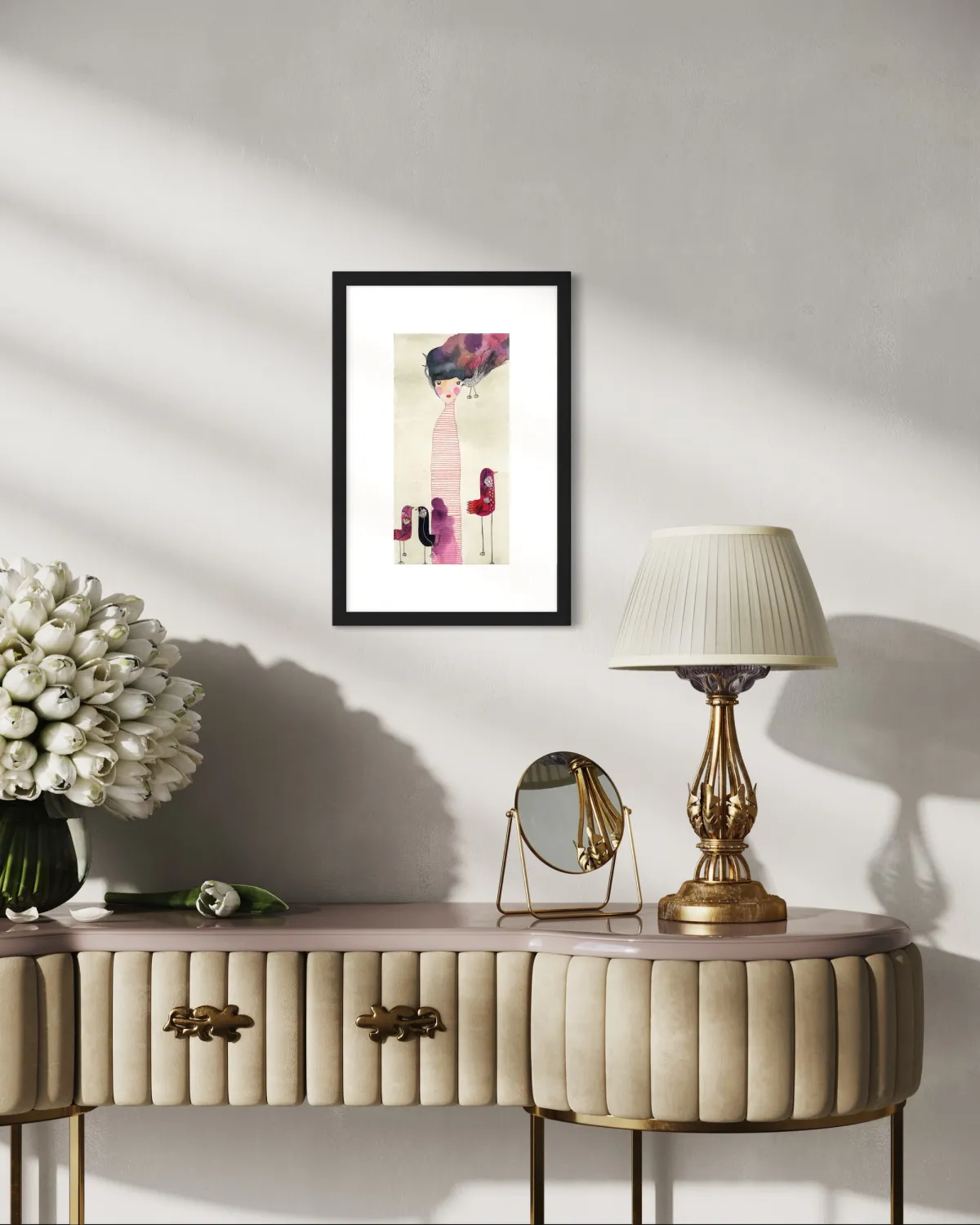 Femme oiseau et gravité — détail 5