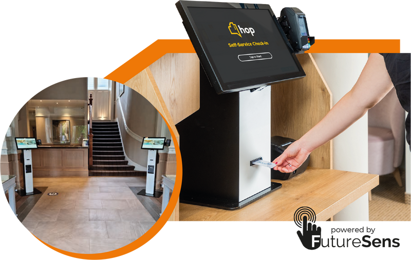 Contactless check-in for your hotel or hospitality business.