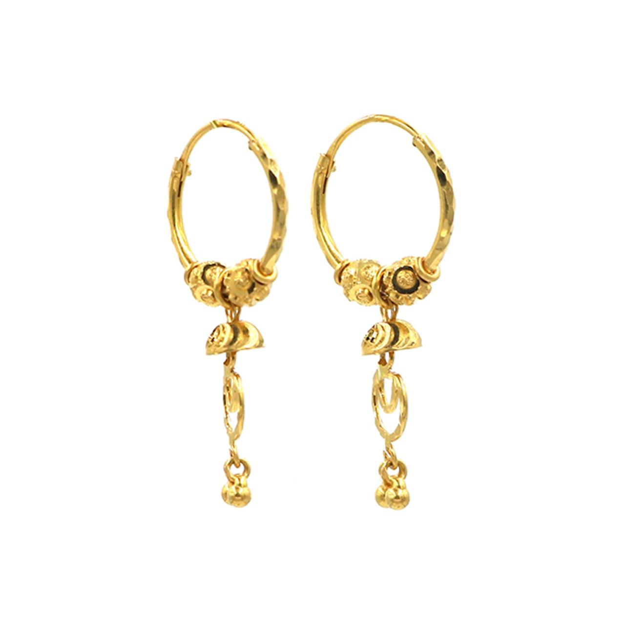 22K Gold Earrings 005