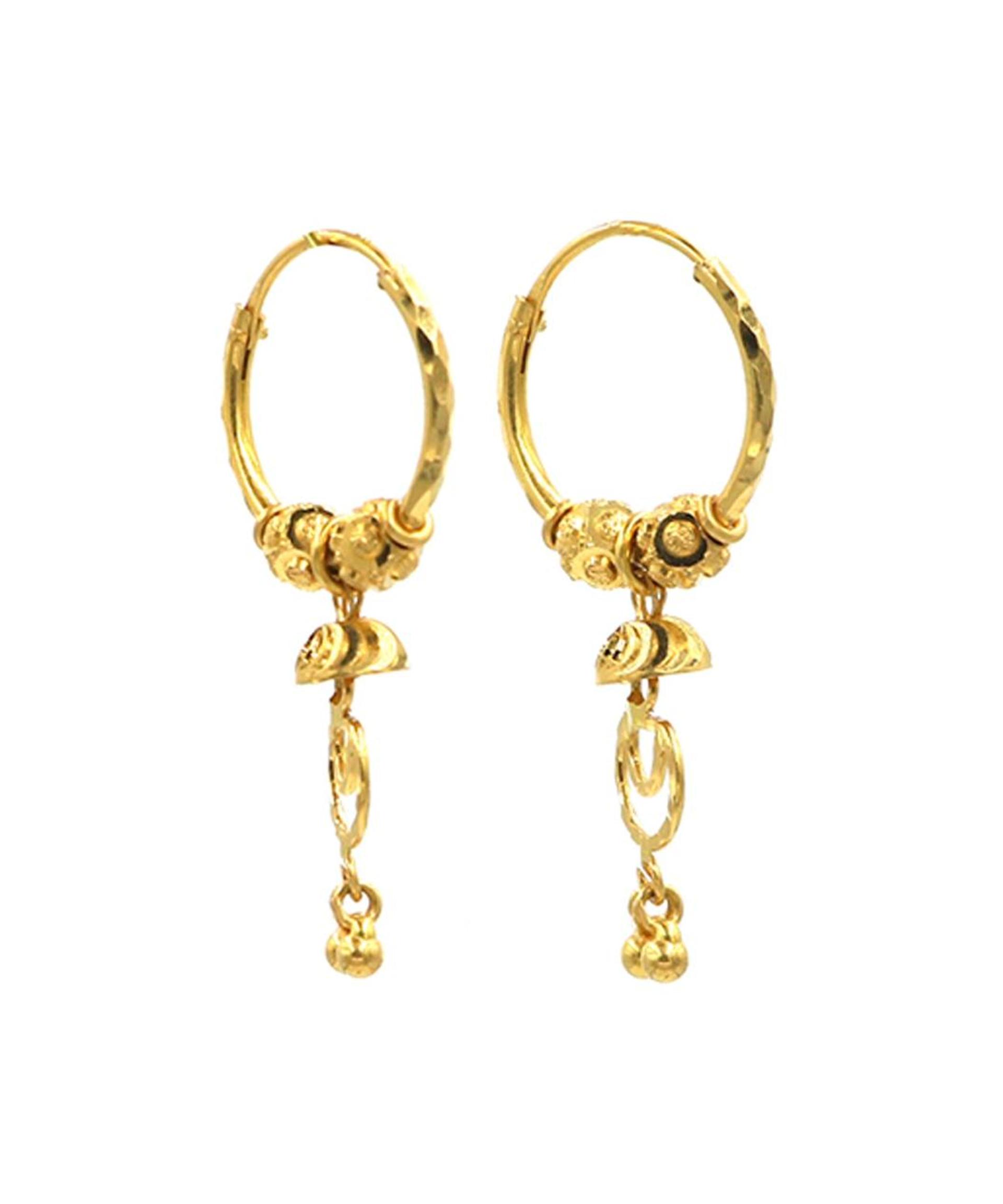22K Gold Earrings 005