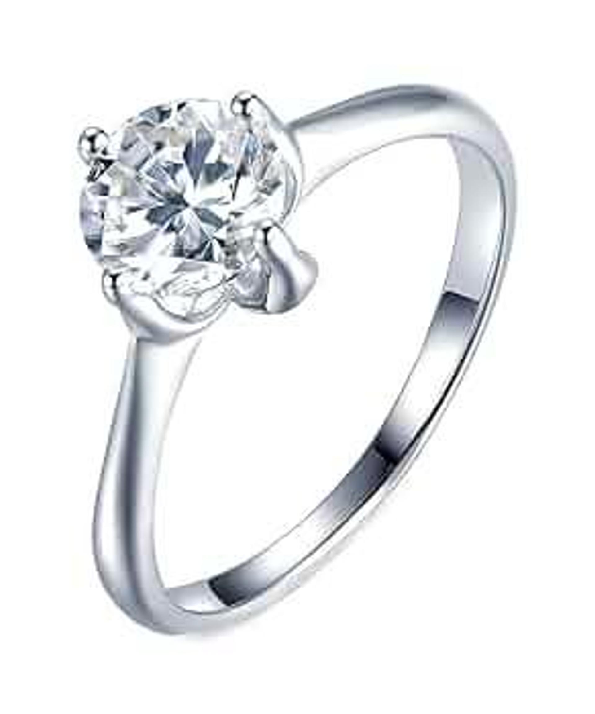 Diamond Solitaire Ring 002