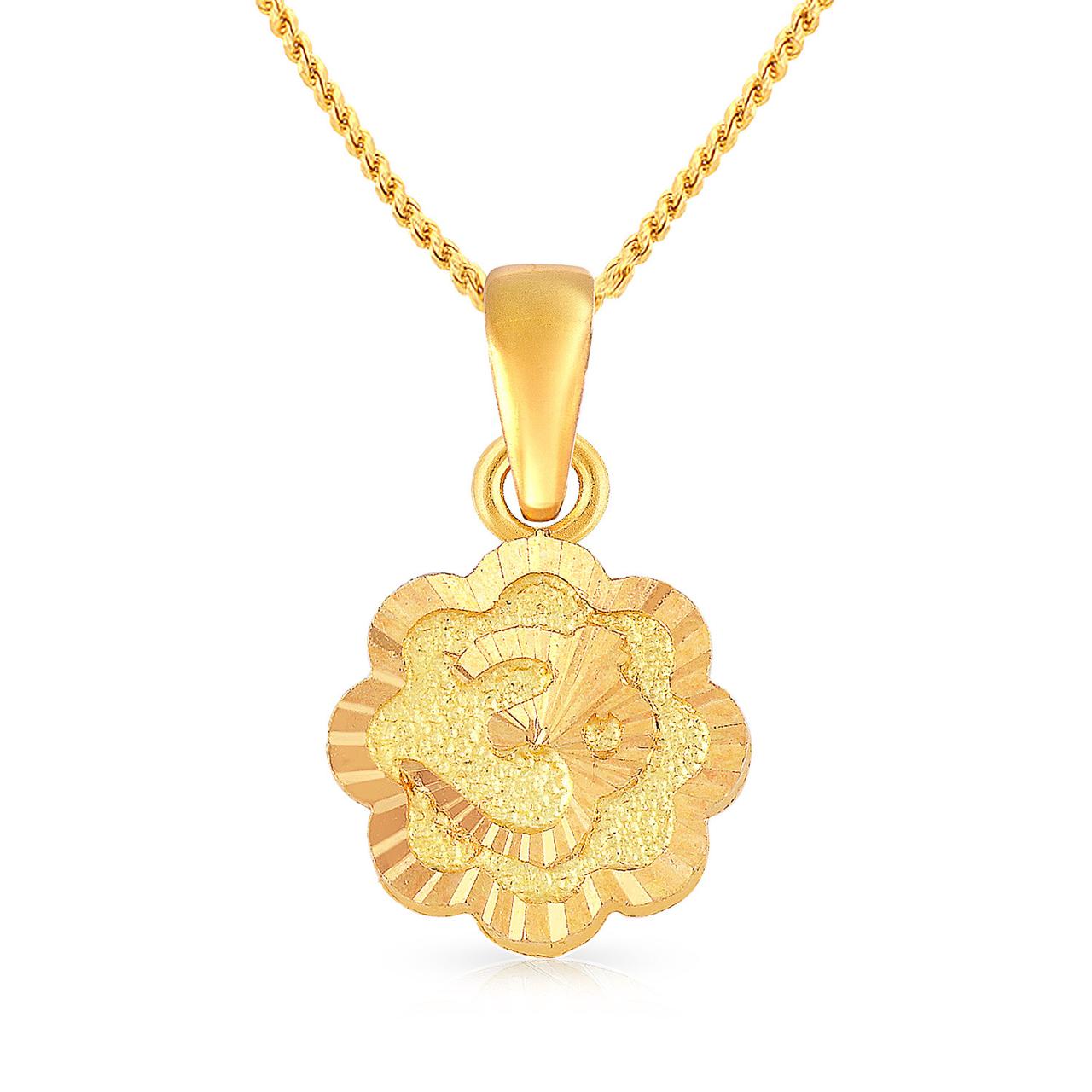 22K Gold Pendant 002