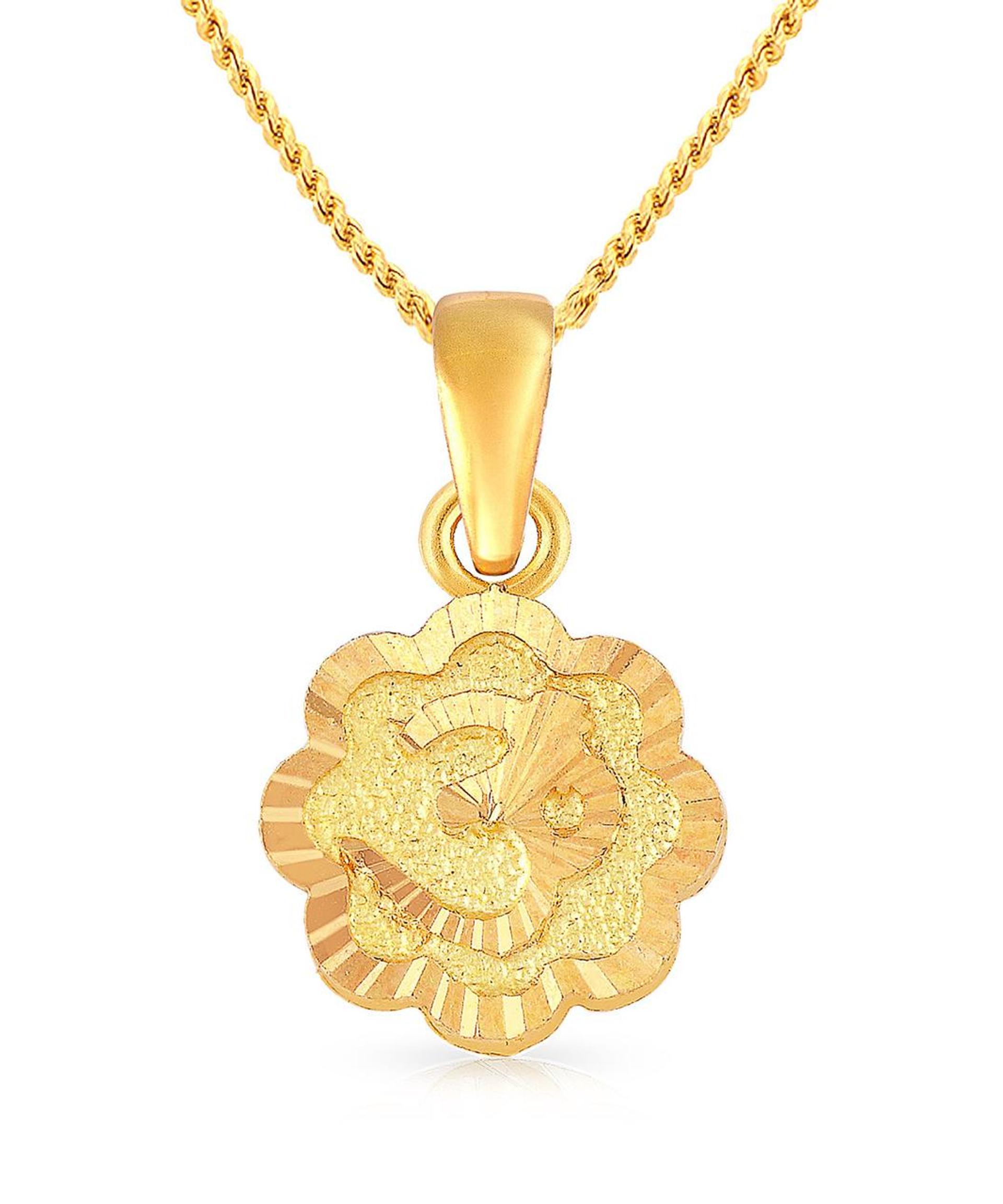 22K Gold Pendant 002