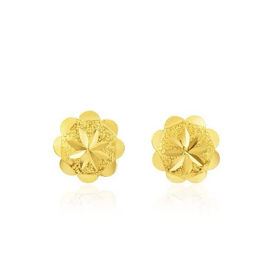 22K Gold Earrings 001