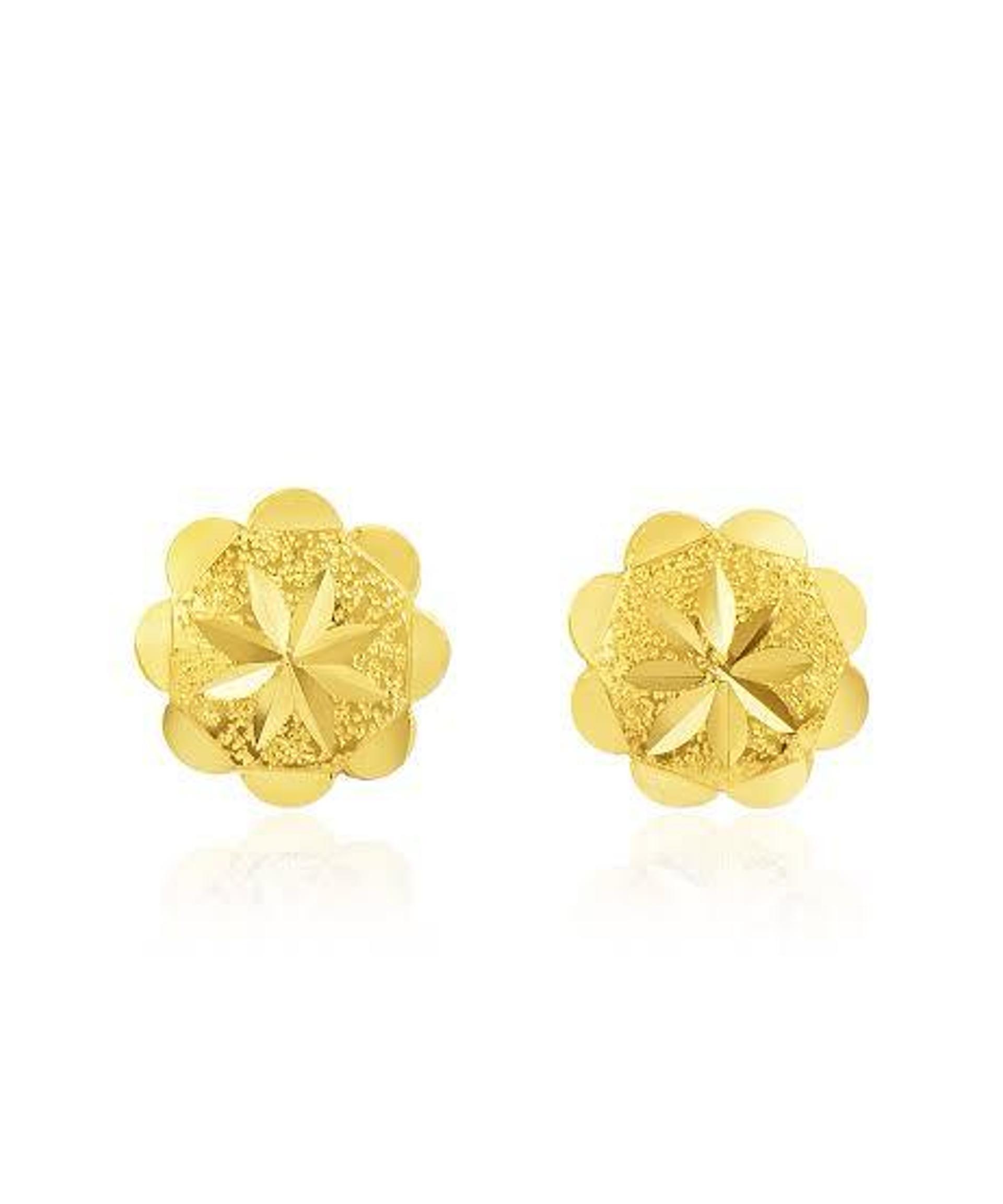 22K Gold Earrings 001