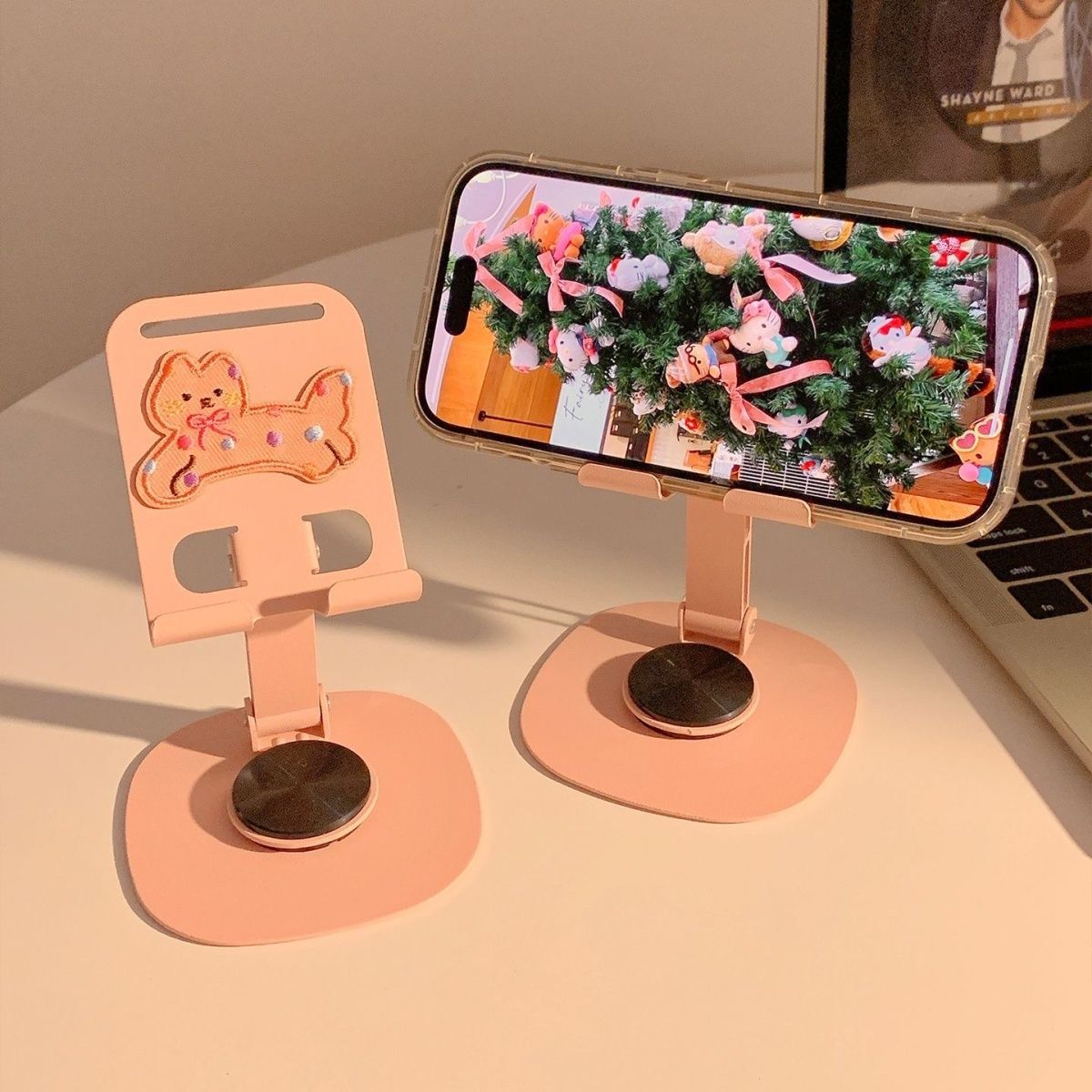 Pink Phone Stand