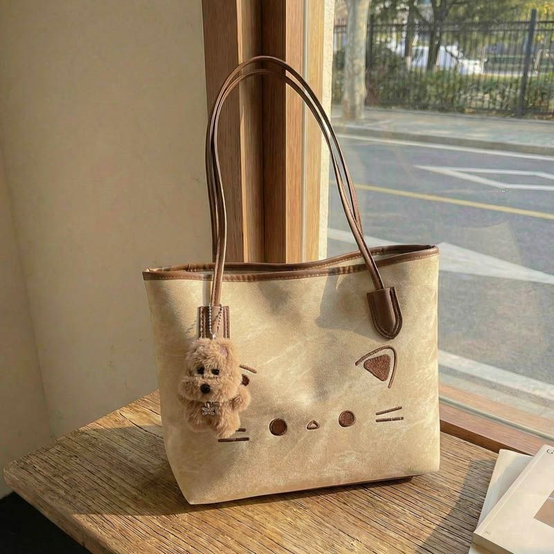  Cream Teddy Bag