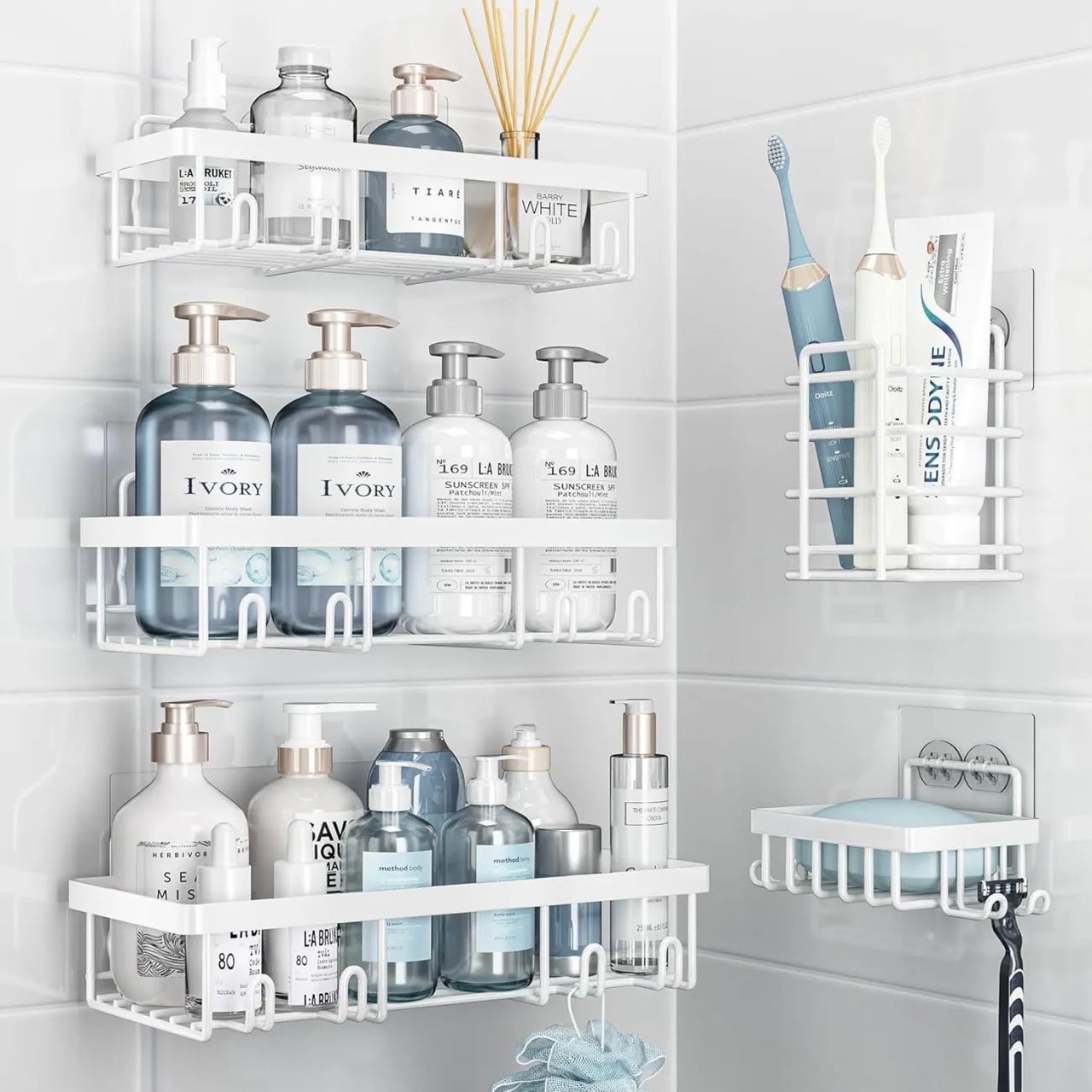 5in1 Bathroom rack set