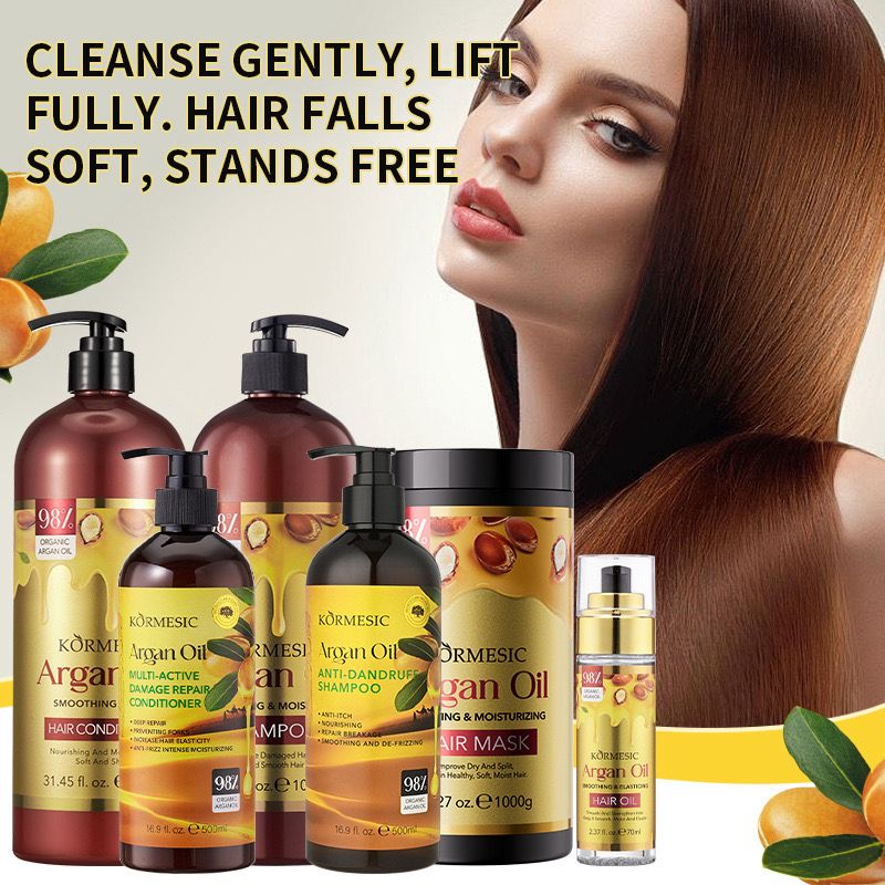 Argan hair shampoo set
