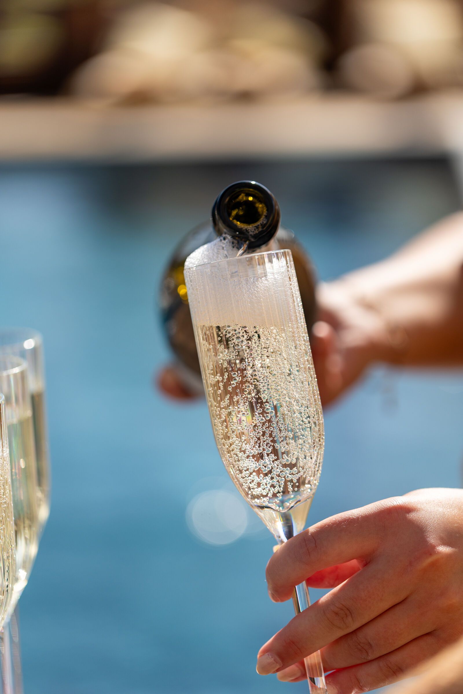 Stripe Champagne Flute 18 cl Outdoor Dining