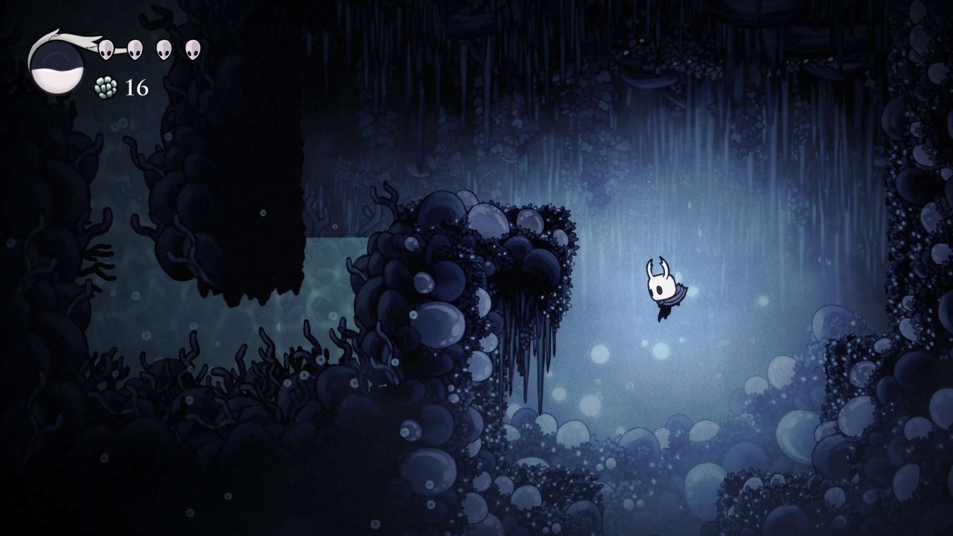 Descending into the lost kingdom of Hallownest.