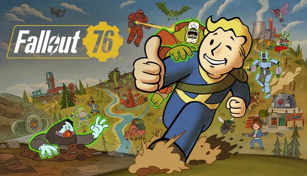 Fallout 76 key art with Vault Boy running through Appalachia. The Raven Rock expansion arrives in 2027. Image: Bethesda Softworks.