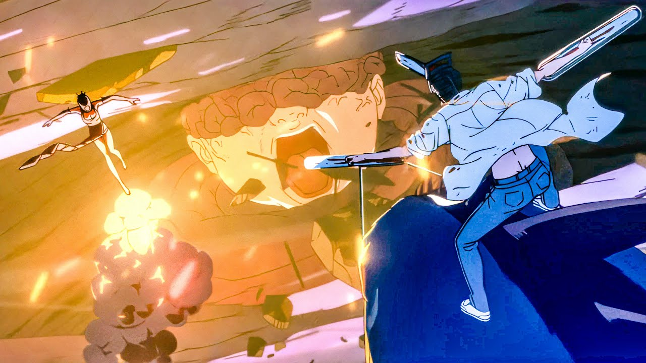 epic fights , as you would expect from chainsaw man!