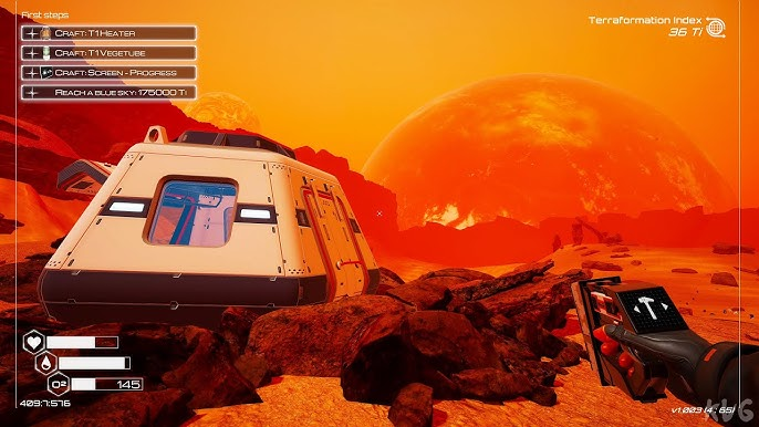 Start with a barren planet !