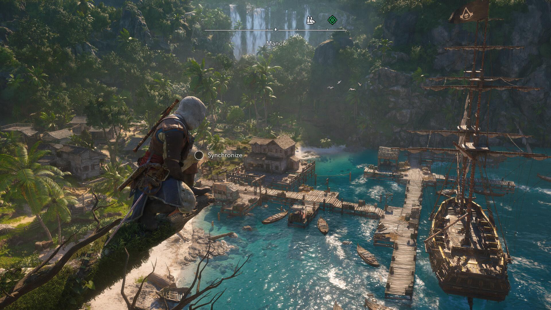 The rebuilt Caribbean does most of the arguing for this remake. Official Ubisoft screenshot.