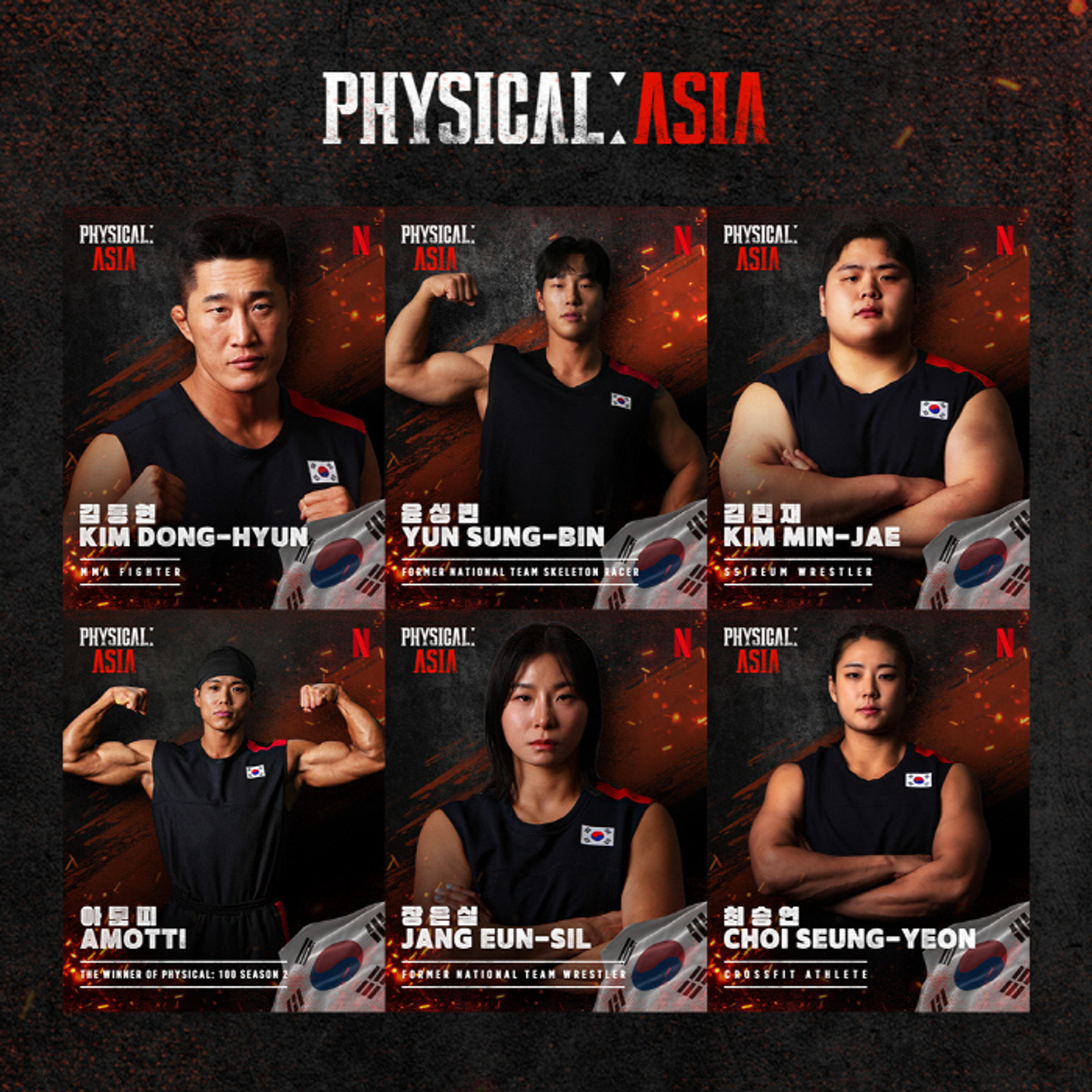 Team Korea , with some familiar faces