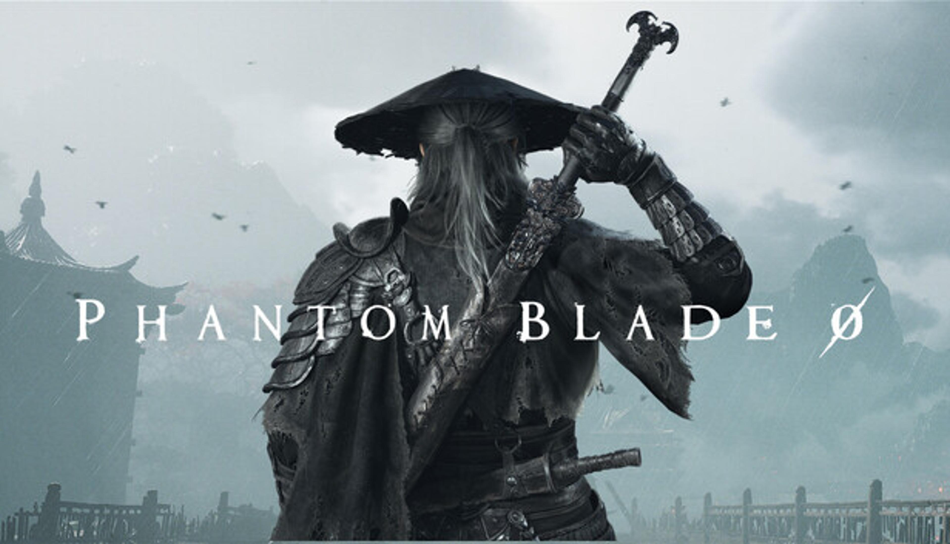 Phantom Blade Zero official Steam art, a swordsman in a straw hat drawing his blade (S-Game)