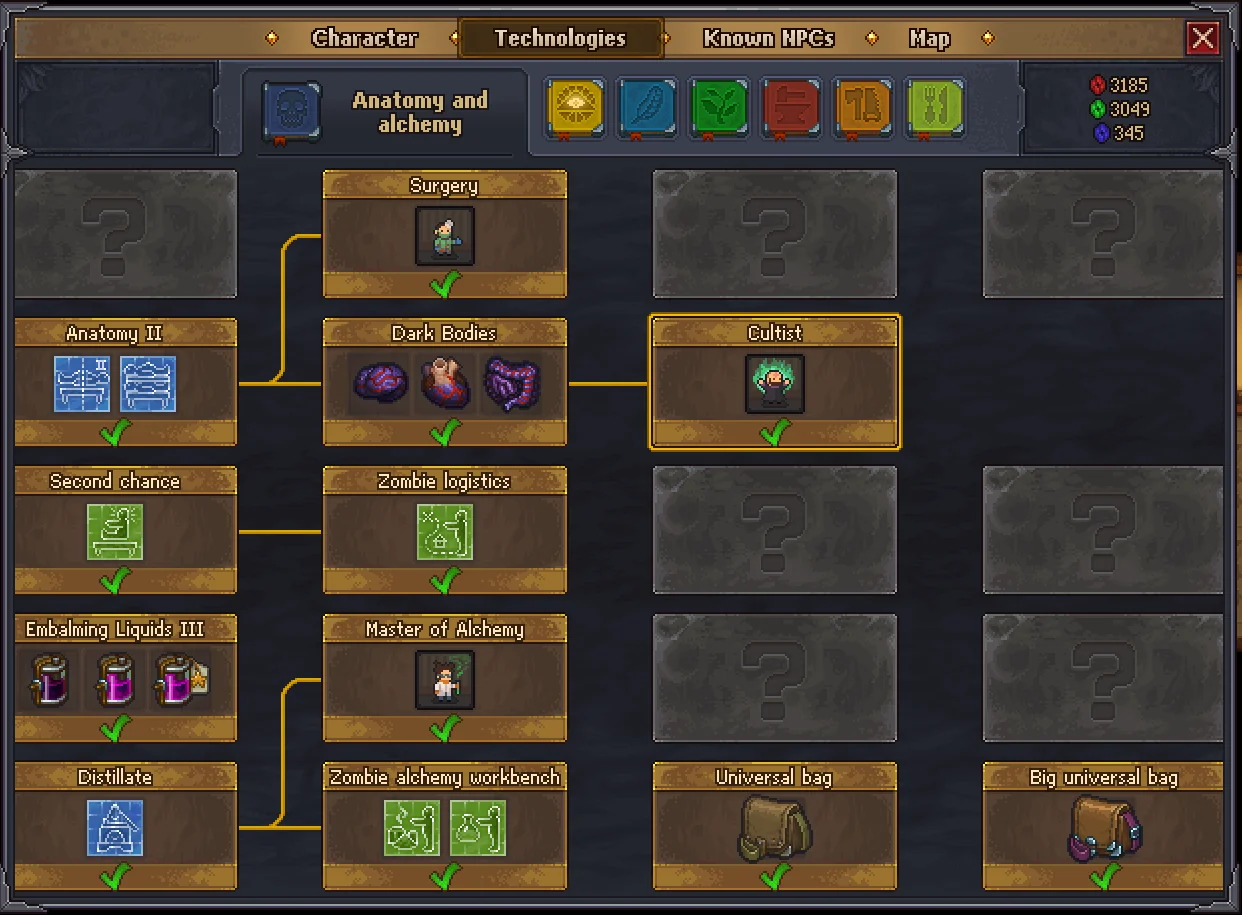 clever implementation for the tech tree.