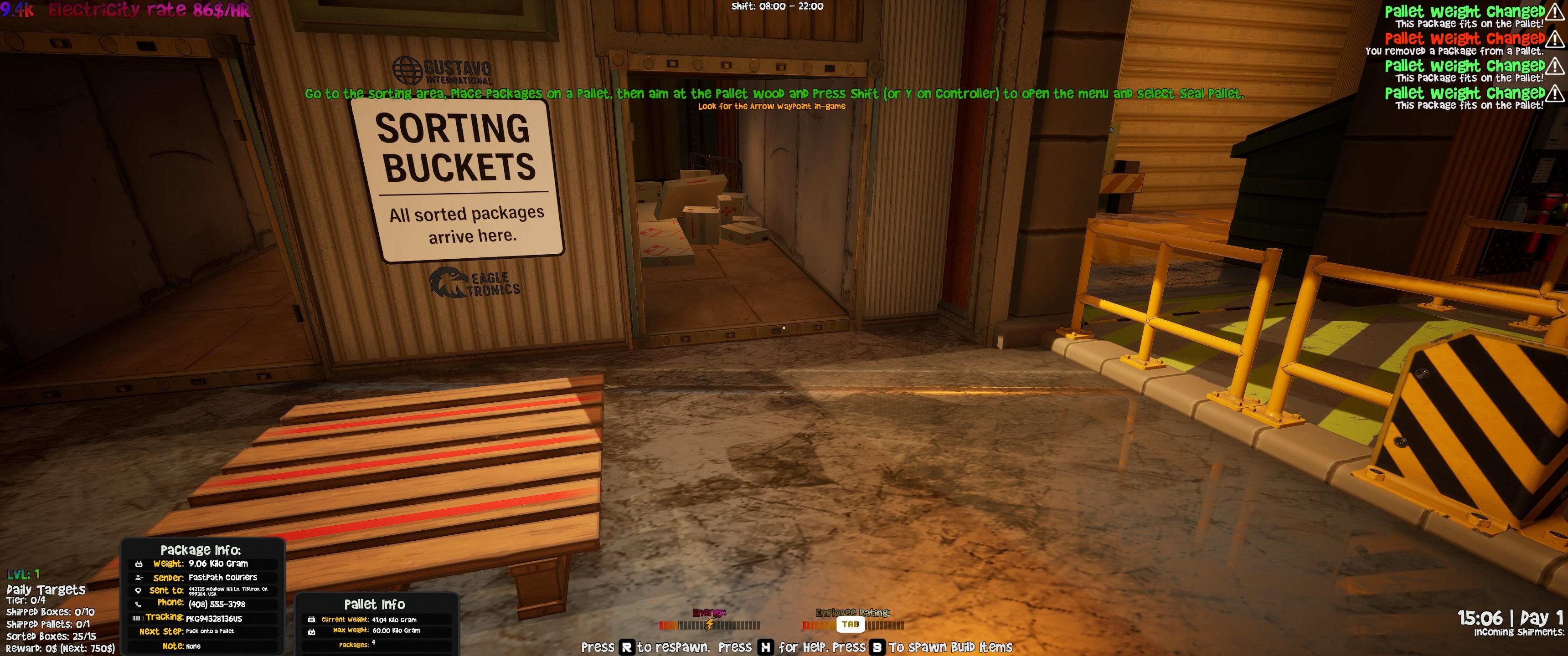 sort your parcels