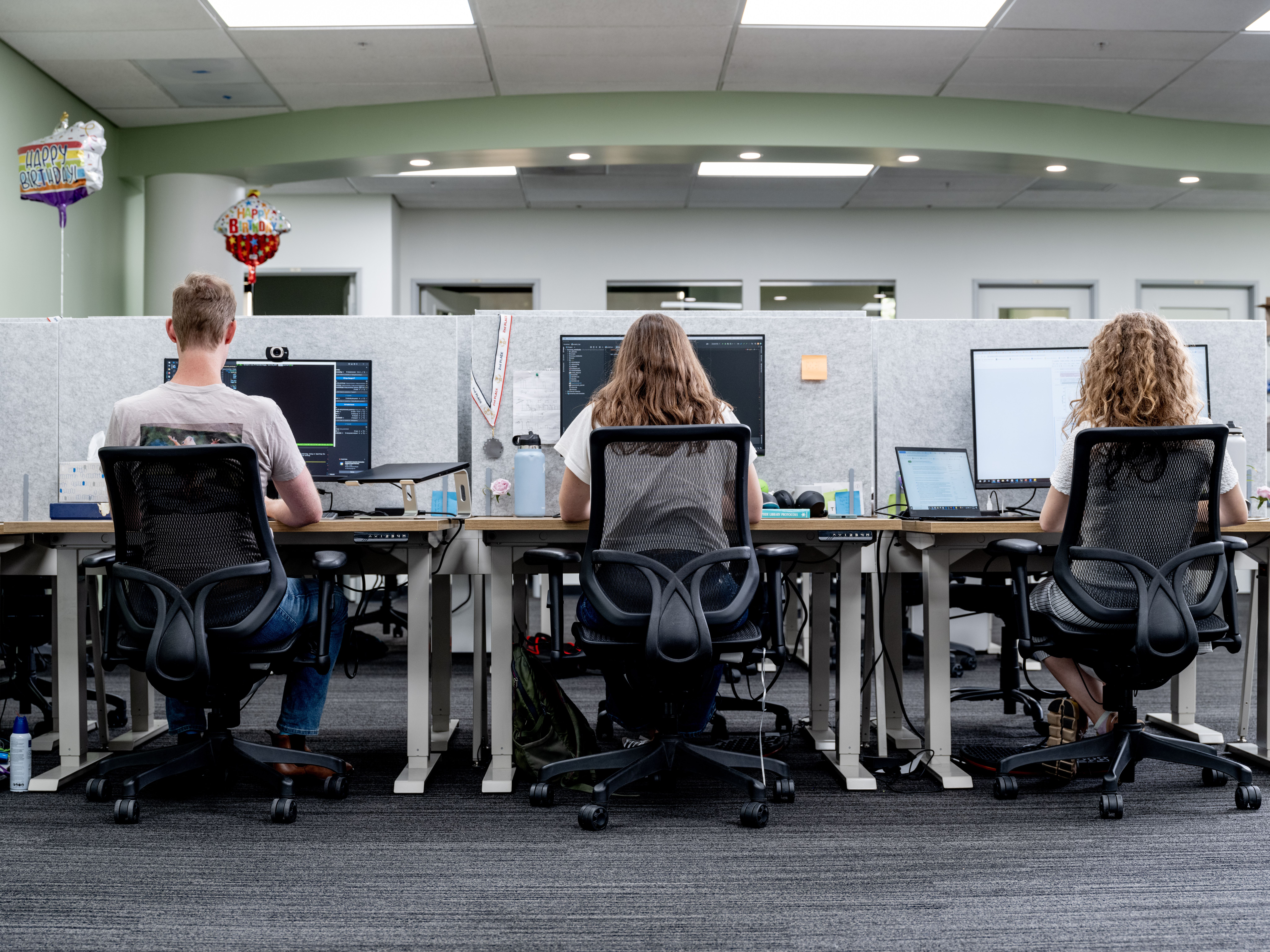 Computer Engineers Working