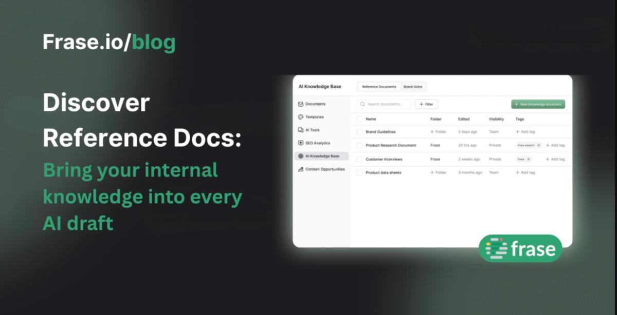 Discover Reference Docs: Bring your internal knowledge into every AI ...