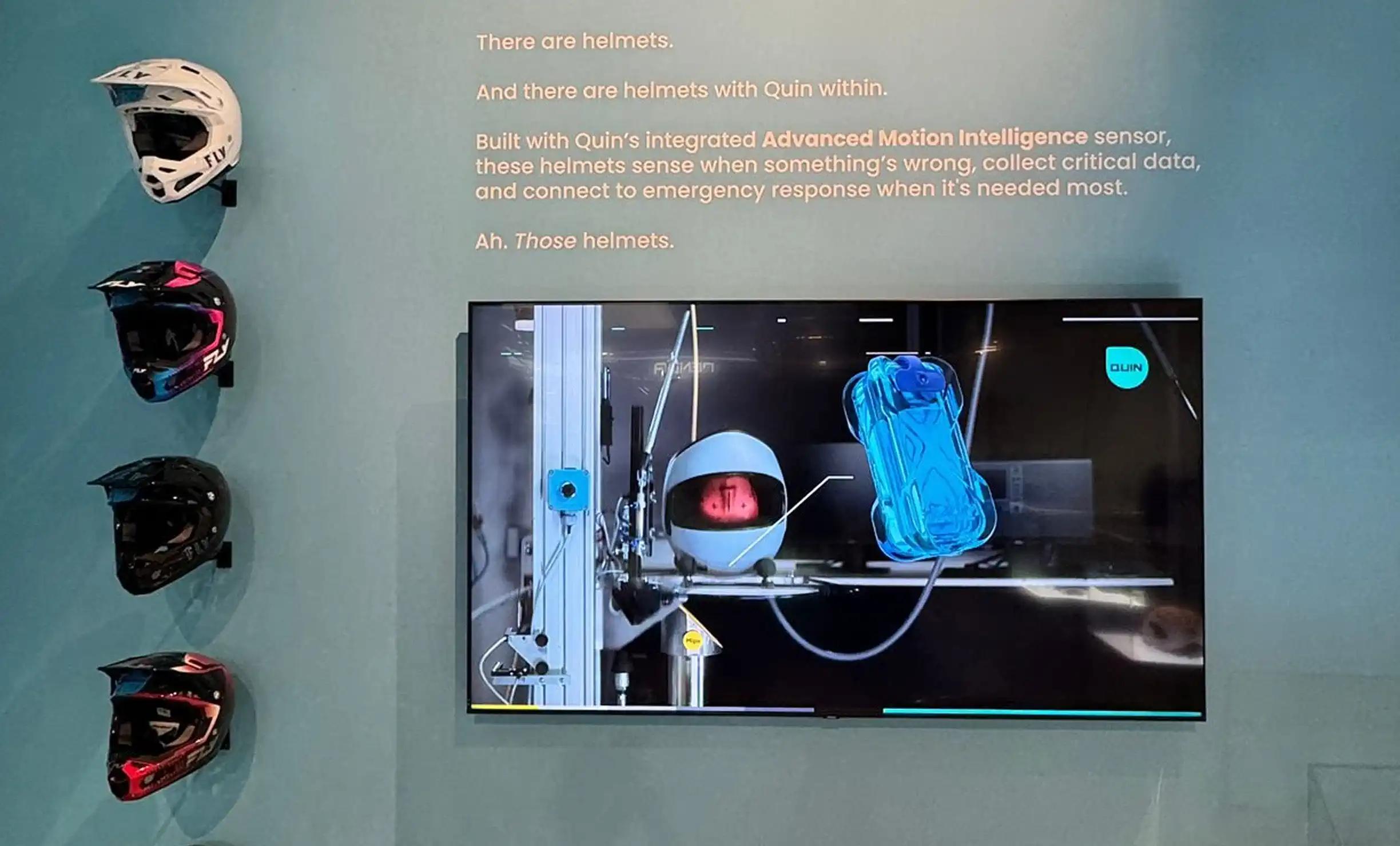 Quin returns to EICMA: Evolved crash detection & emergency response