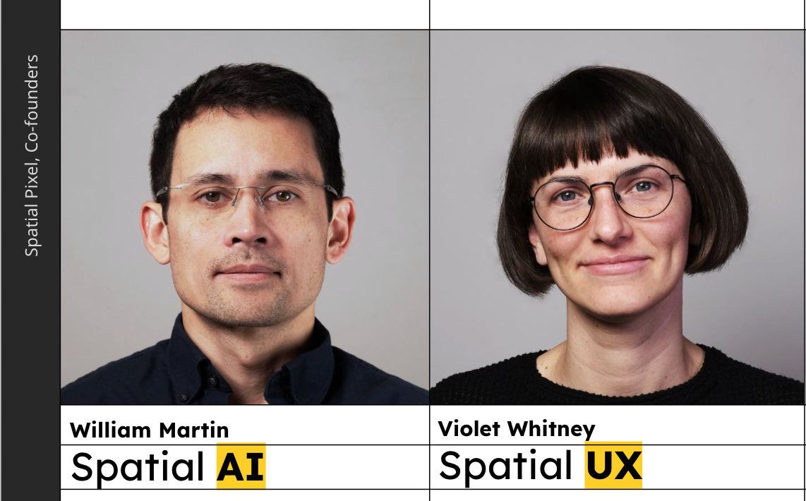 Headshot of William Martin and Violet Whitney  