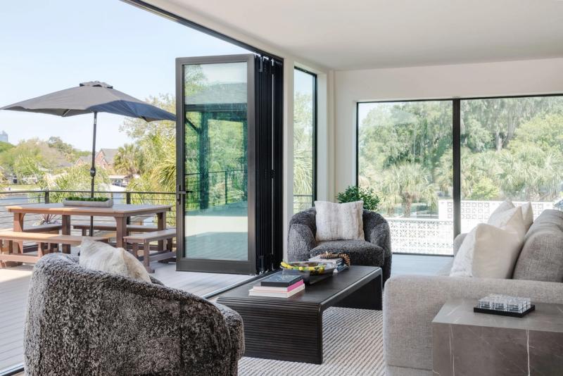 Modern Indoor-Outdoor Living Area