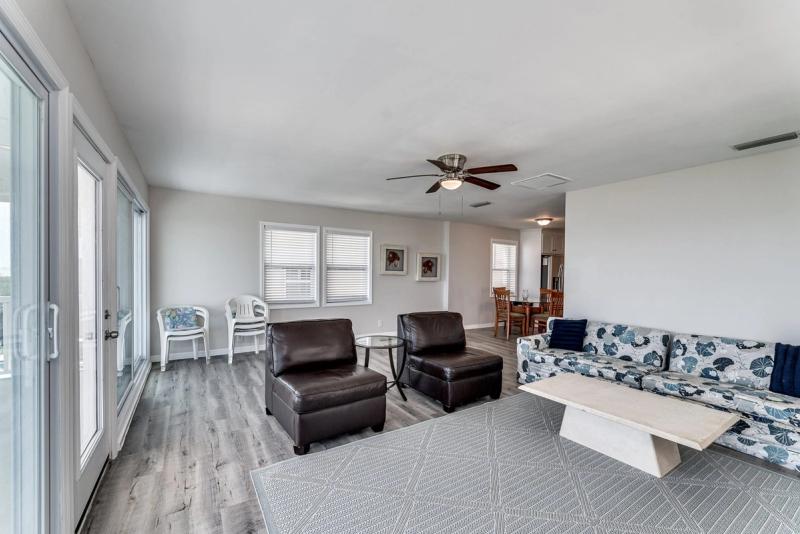 Coastal Condo Living Area Remodel
