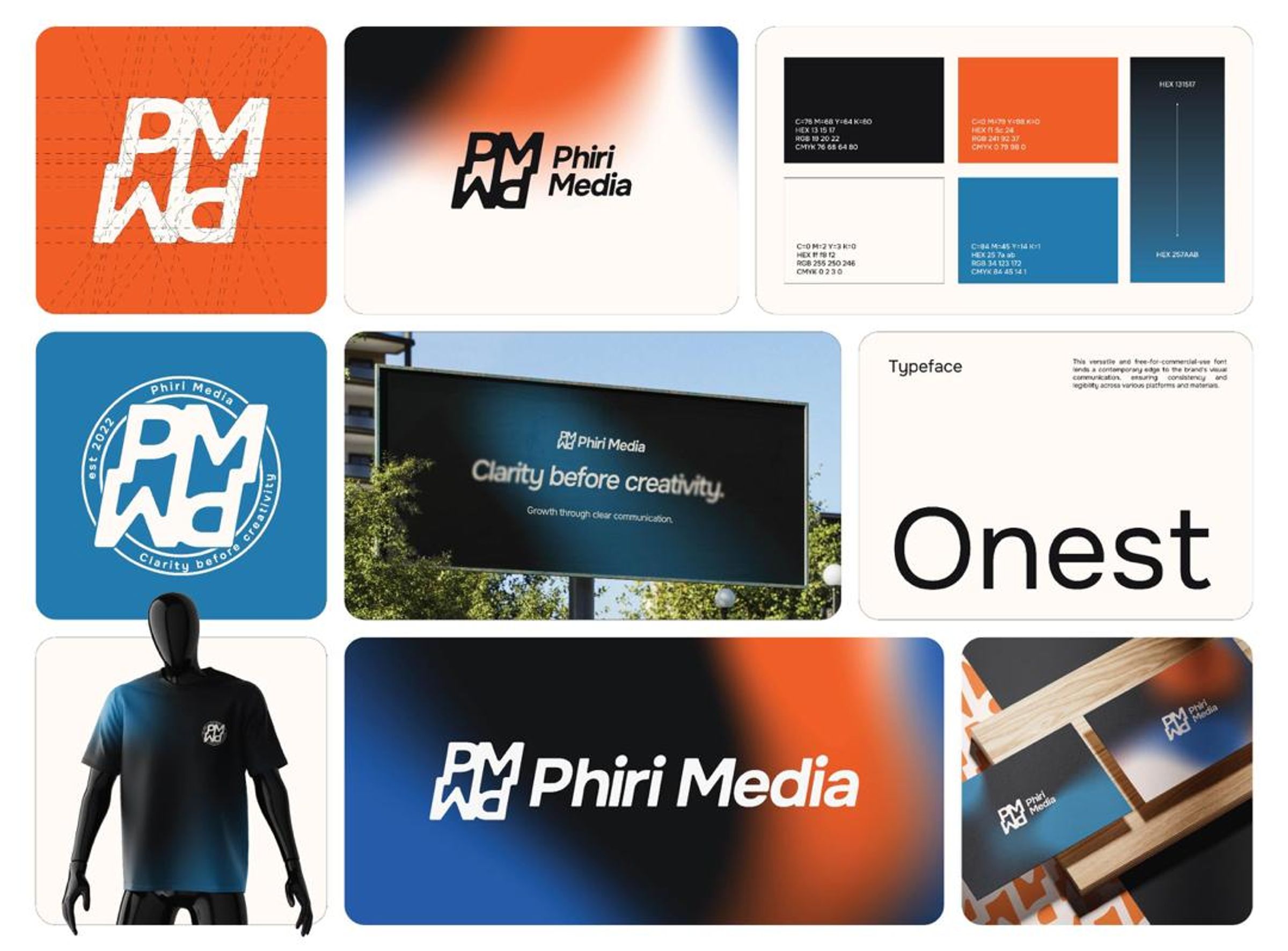 Phirir Media Moodboard