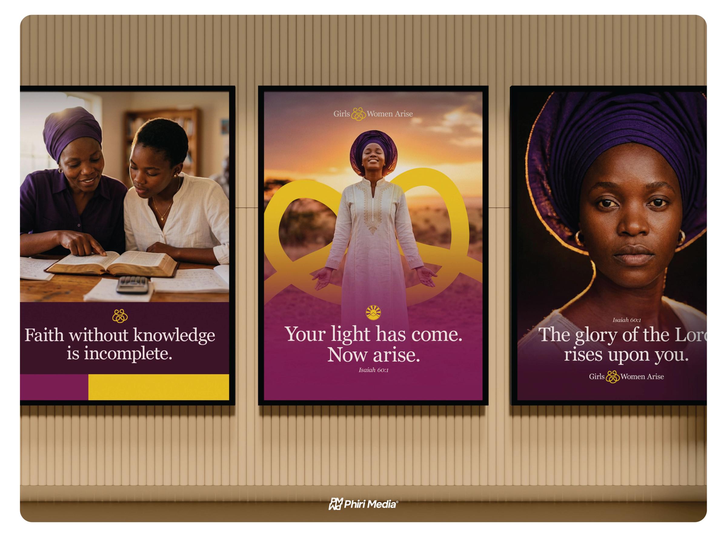 Girls and Women Arise Frames