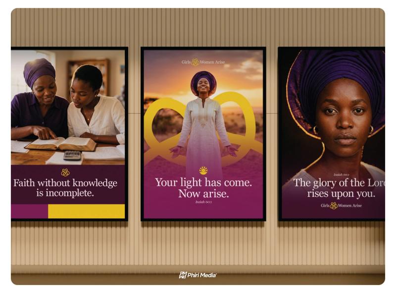 Girls and Women Arise Frames