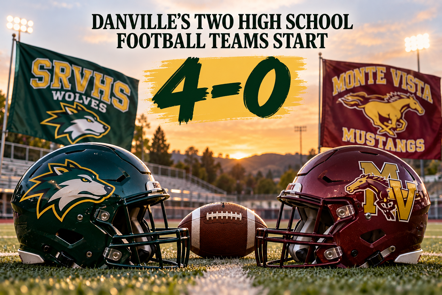 Danville’s Two High School Football Teams Start the Season 4–0