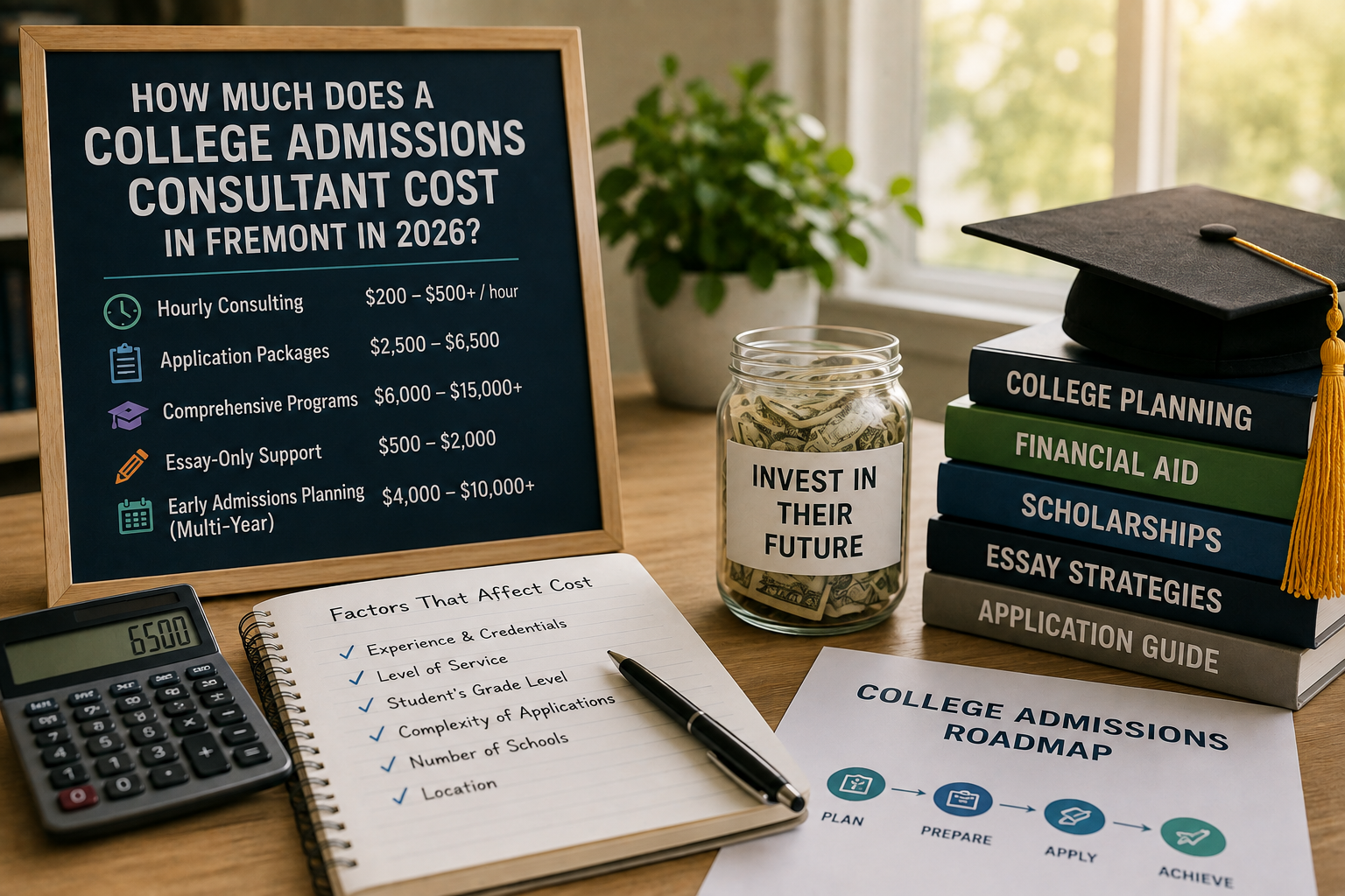 How Much Does a College Admissions Consultant Cost in Fremont in 2026?