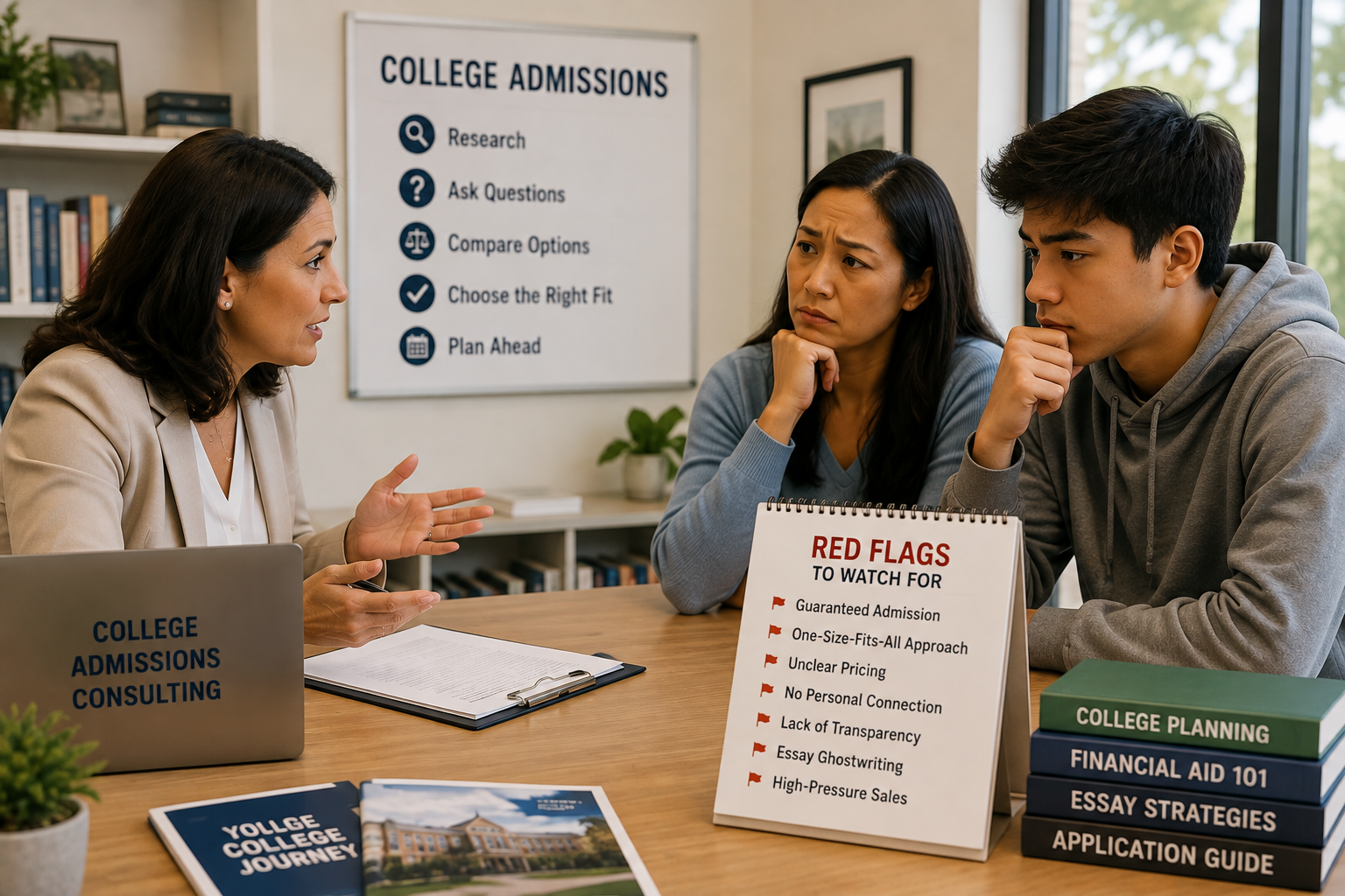 7 Red Flags to Watch for When Hiring a College Admissions Consultant