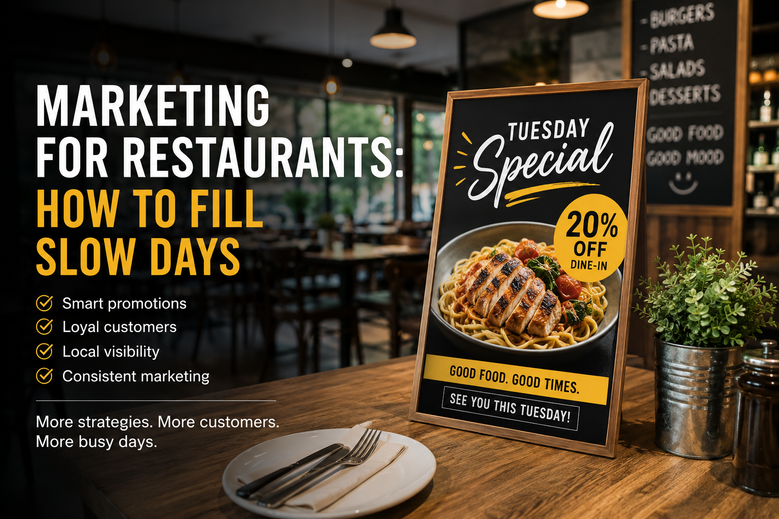 Marketing for Restaurants: How to Fill Slow Days