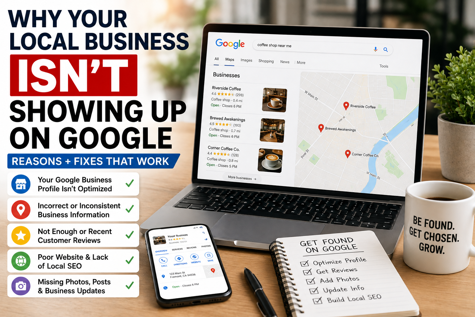 Why Your Local Business Isn't Showing Up on Google