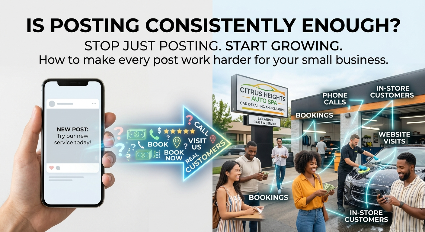 Is Posting Consistently Enough to Grow a Small Business?