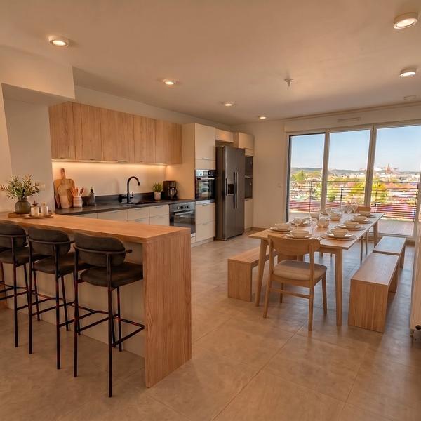 cuisine commune en coliving à Poissy