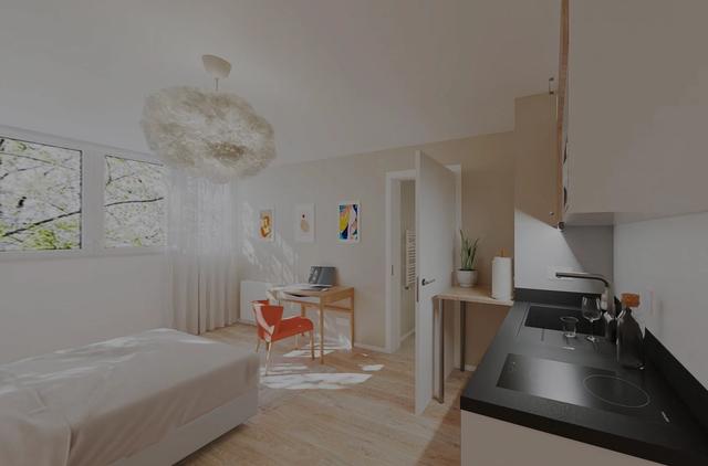 Location studio meublé coliving tout inclus, Angers