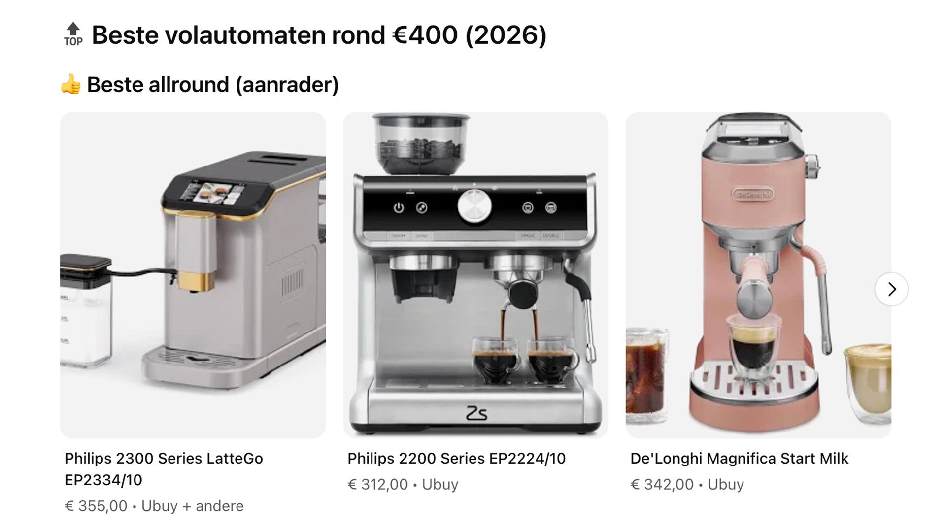 Van shortlist naar klik: hoe prijs, winkel en geruststelling de winnaar bepalen